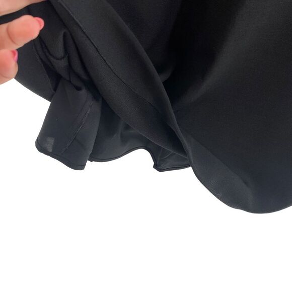Emporio Armani Italian Sheath Dress Black Size 4 Gathered‎ Front - Picture 5 of 9